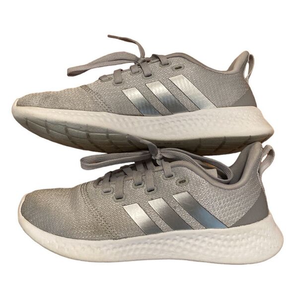 Adidas Gray Cloudfoam Running Shoes - Picture 5 of 10
